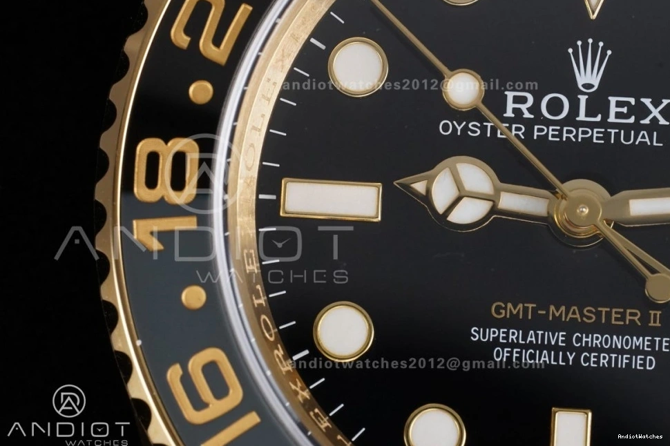 Classic YG SH3285 Black Edition ARF 126718 II Jubilee on GRNR 925 V GMT Bracelet Dial New Master Best 1122